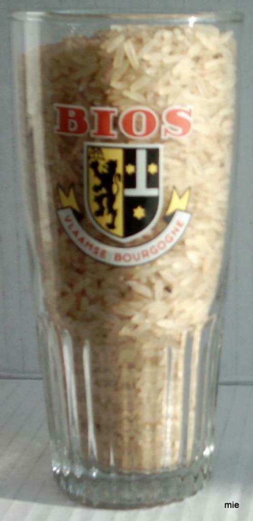 Bier brouwerij glas Bios Van Steenberge Ertvelde, Ophalen of Verzenden, Zo goed als nieuw, Bierglas
