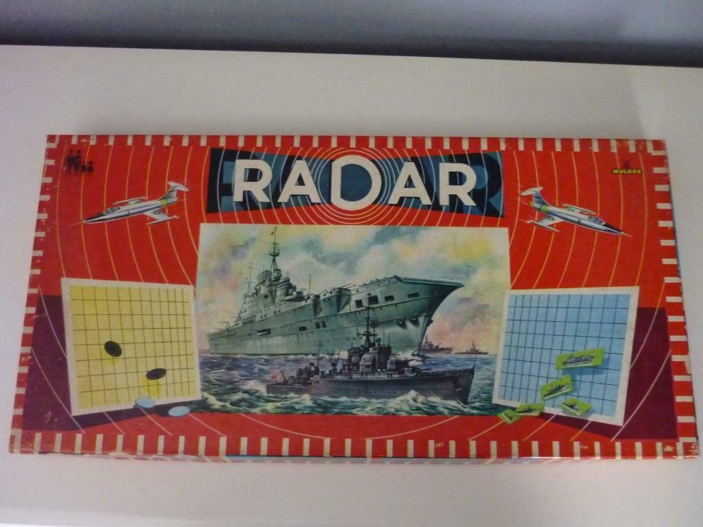 Vintage bordspel RADAR uit 1966 van Mulder, Een of twee spelers, Ophalen of Verzenden, Gebruikt, Mulder