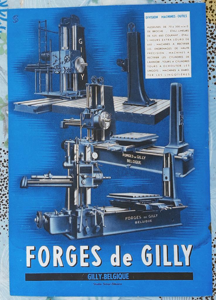 Ancienne pub pour les Forges de Gilly., Envoi, Utilisé, Autres types
