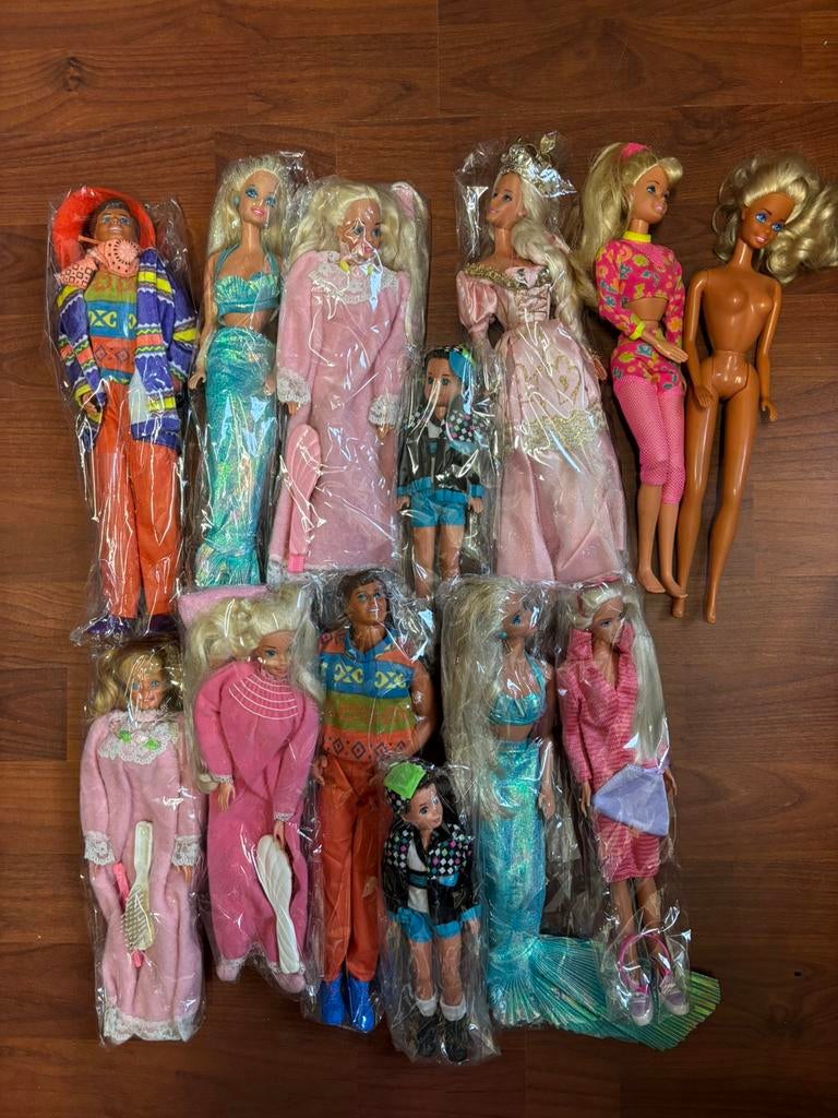 Groot lot vintage Barbie, Ken en Todd, Ophalen, Barbie