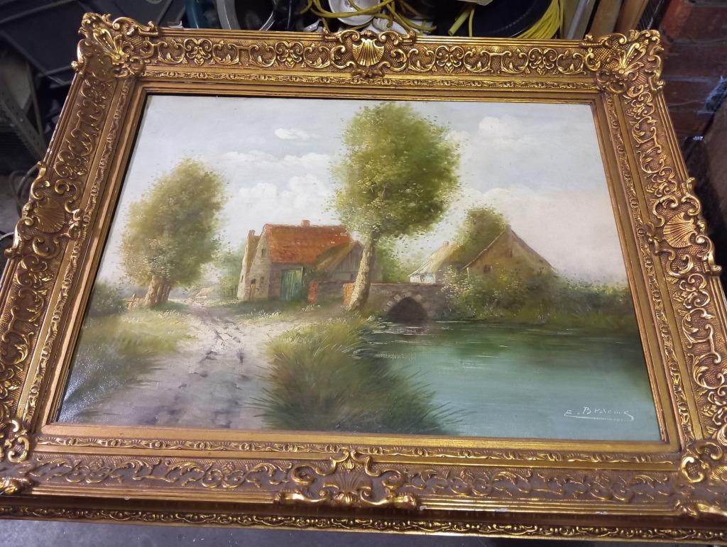 schilderij E Braems, Enlèvement