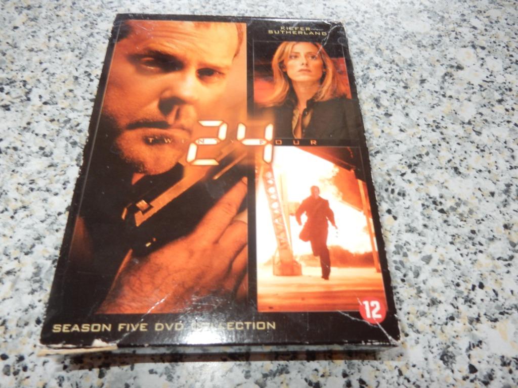 nr.1551- Dvd box: 24 - seizoen 5, Ophalen of Verzenden, Actie en Avontuur, Boxset