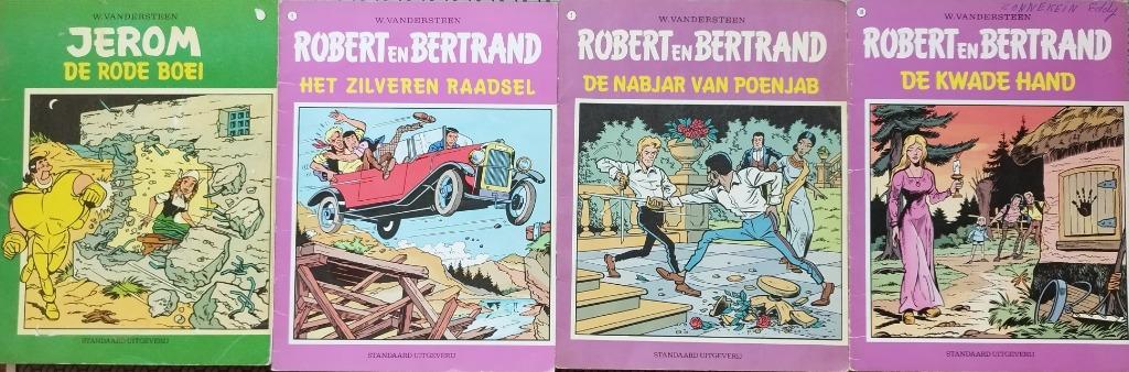 Set van 3 Robert en Bertrand en 1 Jerom strip., Ophalen of Verzenden