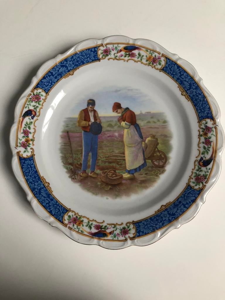 Vintage borden 1946, Antiek en Kunst, Ophalen of Verzenden