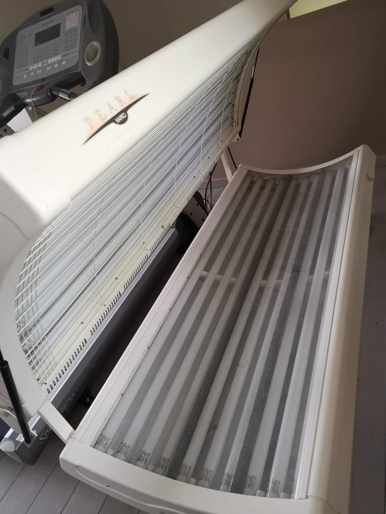 zonnebank Pearl Hapro, Ophalen, Gebruikt, Zonnebank dubbelzijdig