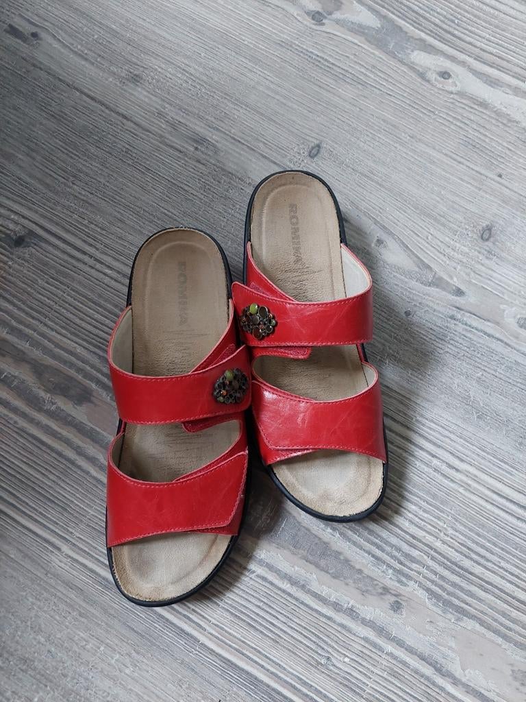 Mules rouges Romika, Kleding | Dames, Schoenen, Ophalen, Zo goed als nieuw