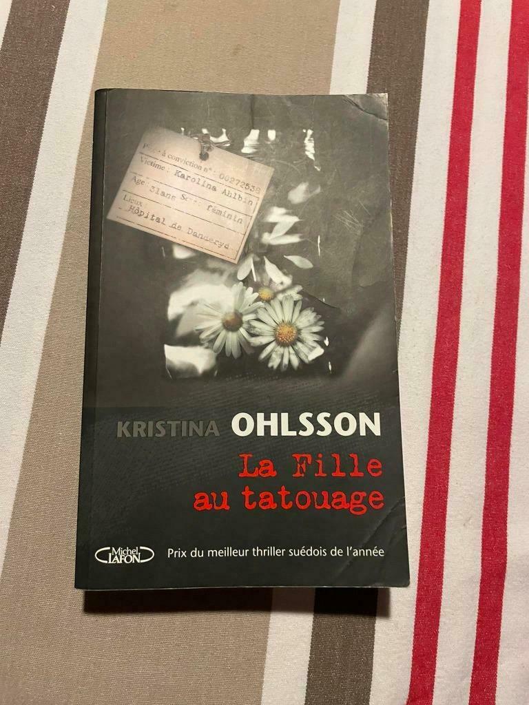 Roman LA FILLE AU TATOUAGE K. OHLSON 2012, Enlèvement ou Envoi, Utilisé