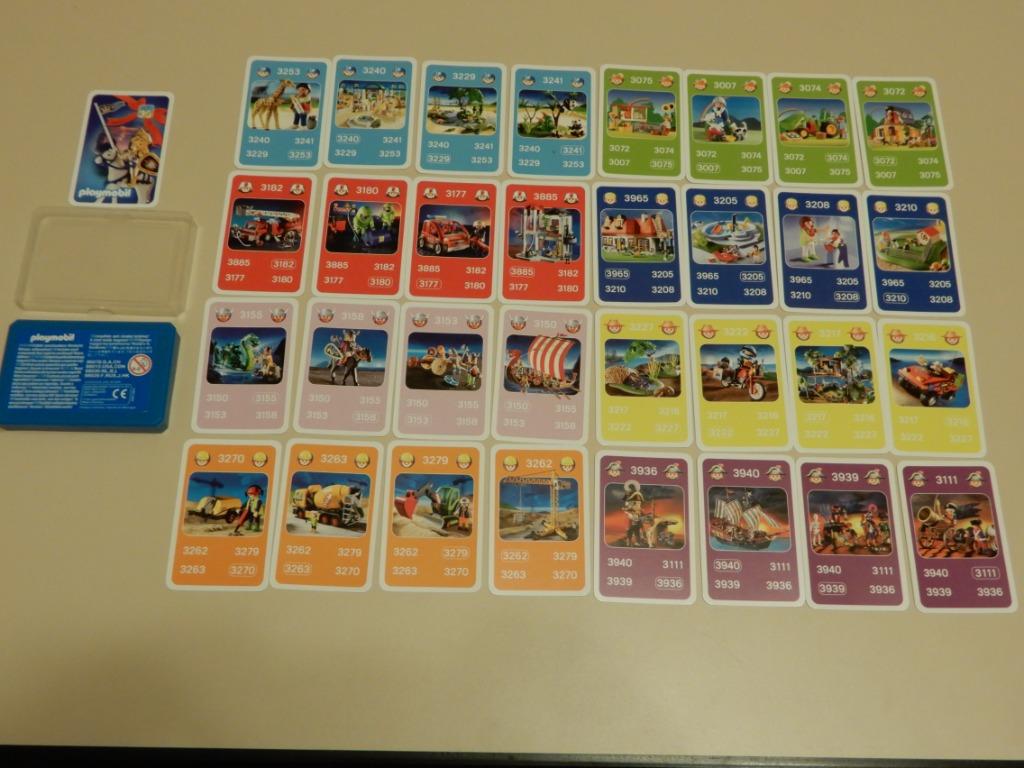 Playmobil kwartetspel, Ophalen