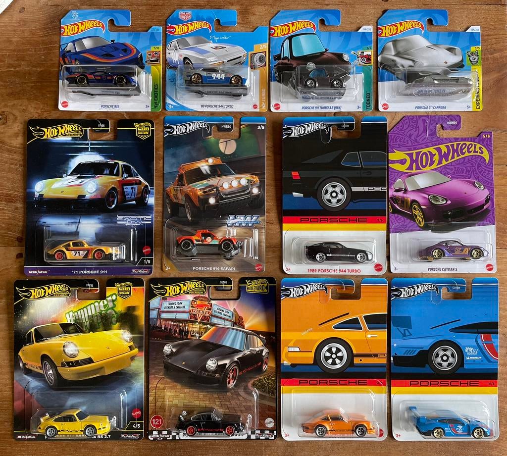 Hot wheels porsche lot 12st Hotwheels, Enlèvement ou Envoi, Neuf