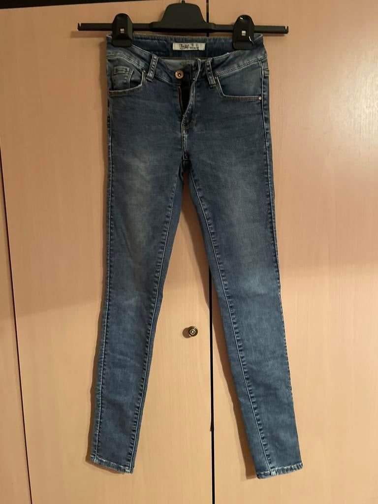 Jeans maat XS, Blauw, Toxik, Ophalen of Verzenden, Zo goed als nieuw