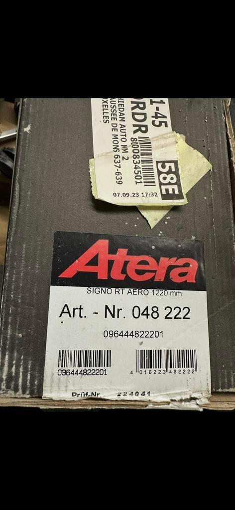 Atera Signo RT Aero 1220 mm dakdragers - NIEUW, Auto diversen, Dakdragers, Ophalen, Nieuw