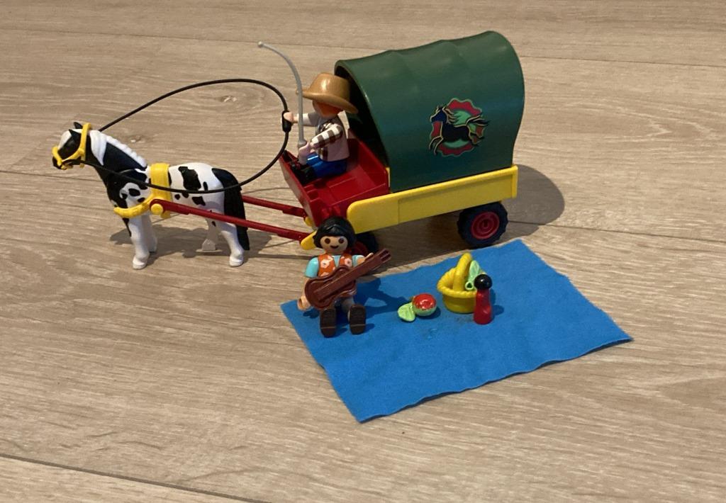 Playmobil - Paardenwagen, Kinderen en Baby's, Ophalen of Verzenden, Zo goed als nieuw, Complete set