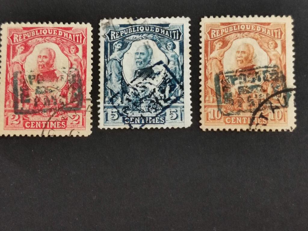 Haïti 1904 - Nord Alexis - avec oblitération de contrôle, Enlèvement ou Envoi, Affranchi, Amérique centrale