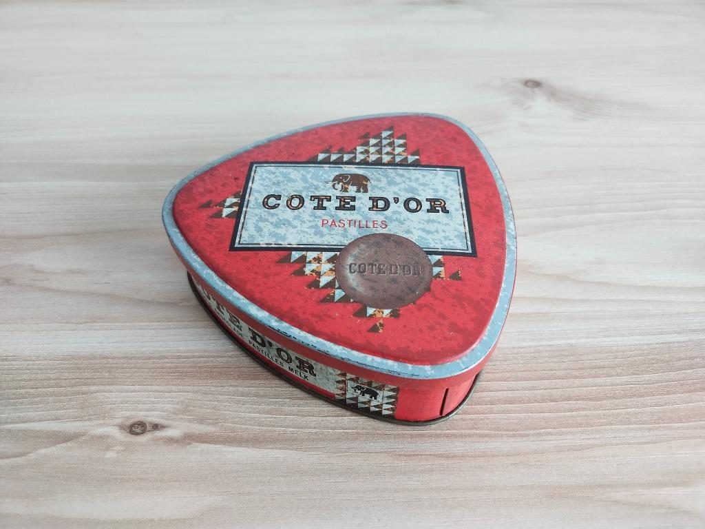 Boîte en métal (pastilles de chocolat)/COTE D'OR (1930-1940), Verzamelen, Blikken, Gebruikt, Overige, Overige merken, Ophalen of Verzenden