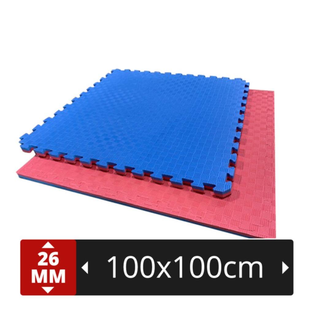 Tatami. Tatamis 1mx1mx2.6cm epaisseur. Mousse EVA Bleu/rose, Neuf, Info@kriden.be, Enlèvement ou Envoi, Belgique