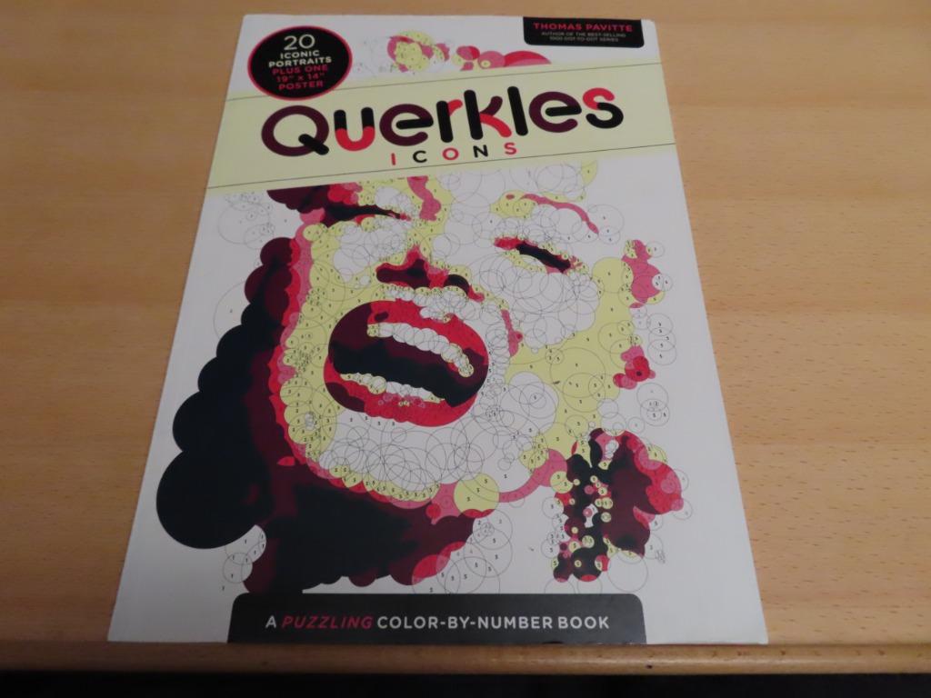 Querkles Icons – Thomas Pavitte  20 iconic Portraits plus on, Ophalen of Verzenden, Zo goed als nieuw, Geschikt voor kinderen