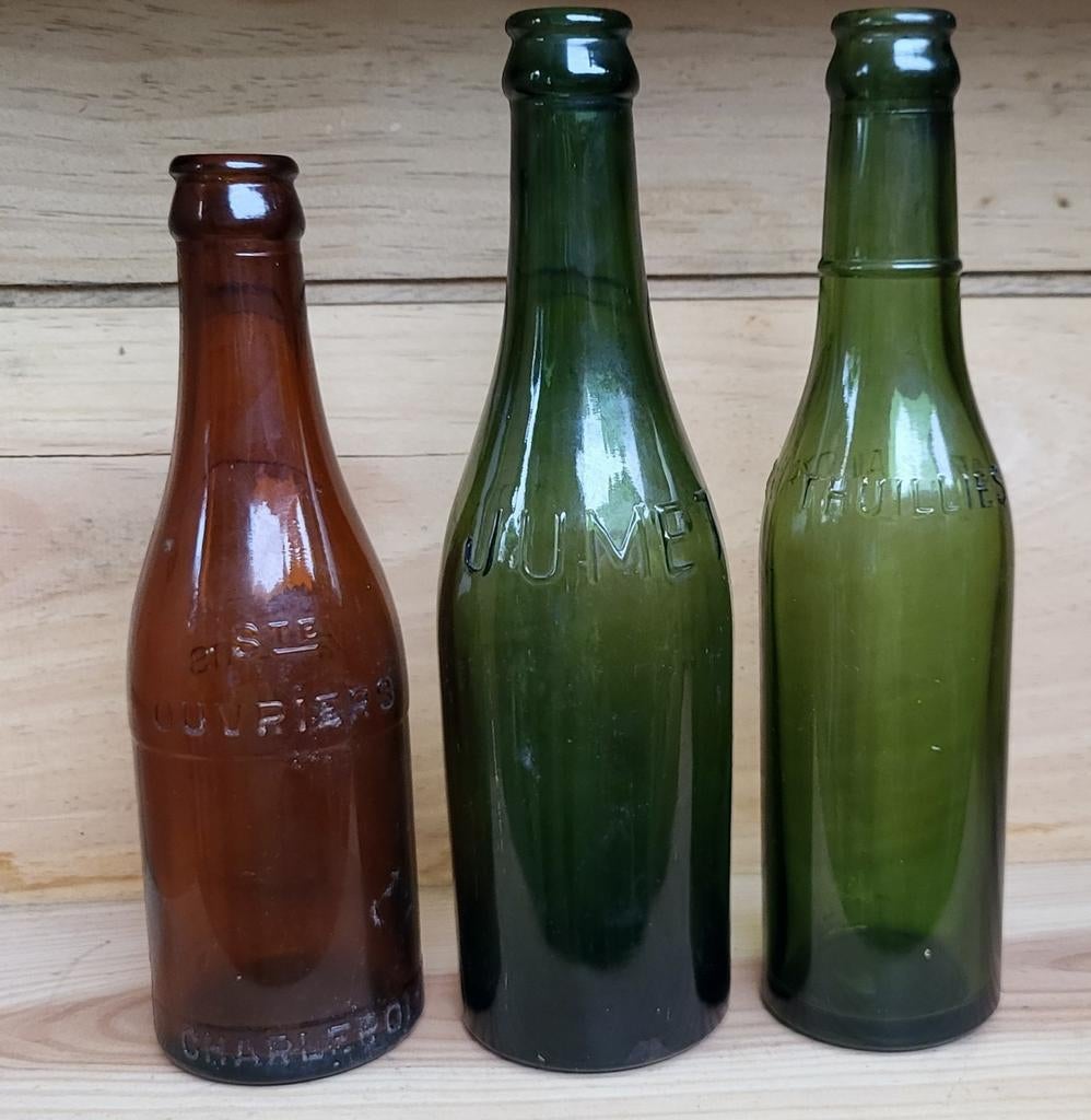 THUILLIES JUMET Laloyaux Lemal  bouteilles vides, Collections, Enlèvement ou Envoi, Comme neuf, Bouteille(s)
