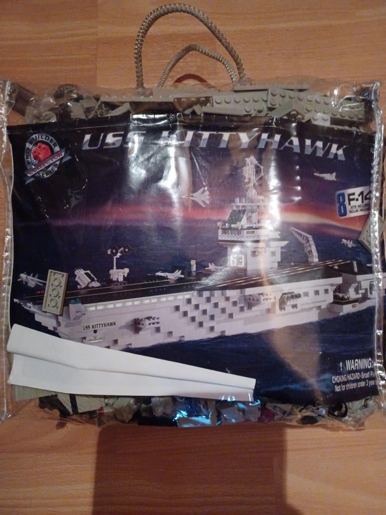 Vliegdekschip lego, Ophalen, Lego