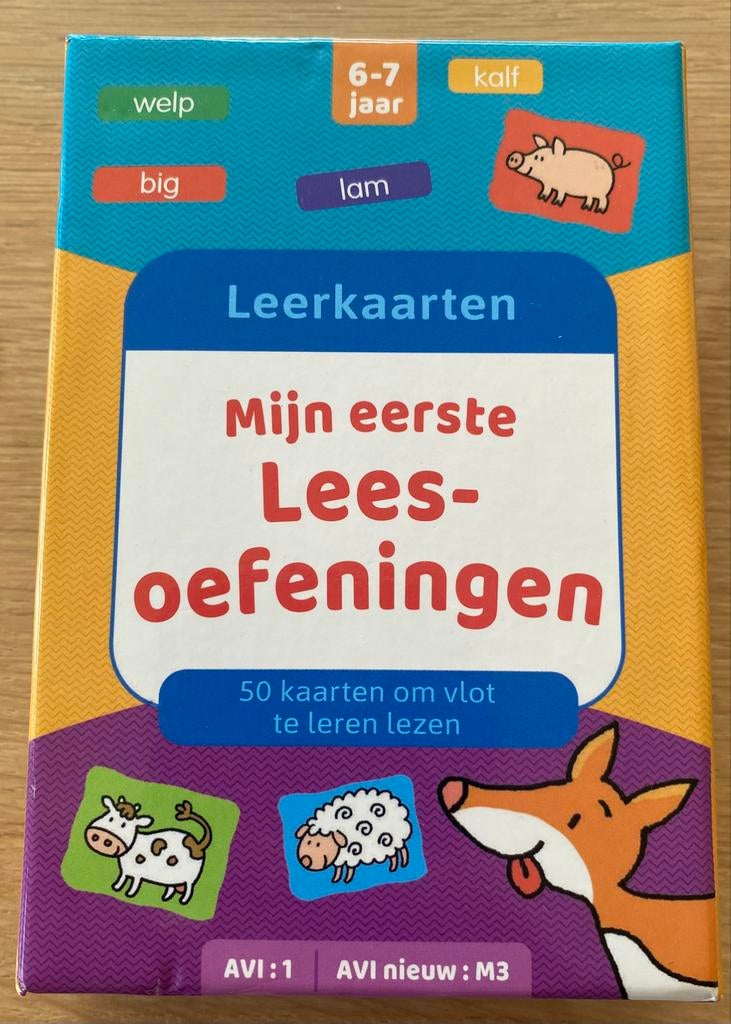 Leerkaarten - Mijn eerste leesoefeningen, Ophalen, Zo goed als nieuw