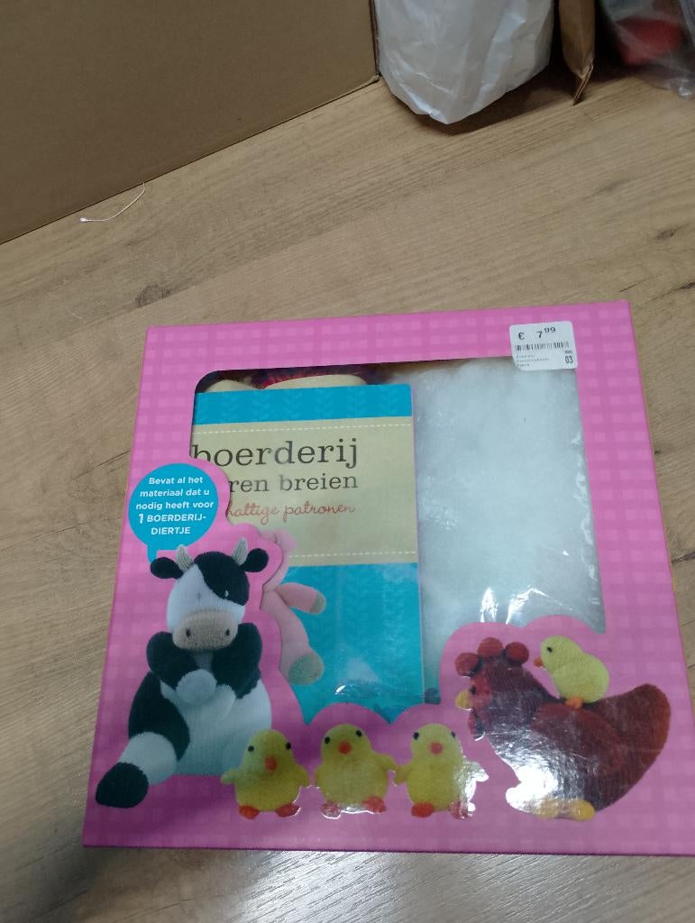 boerderij dieren breien, Hobby en Vrije tijd, Breien en Haken, Ophalen, Nieuw, Breien