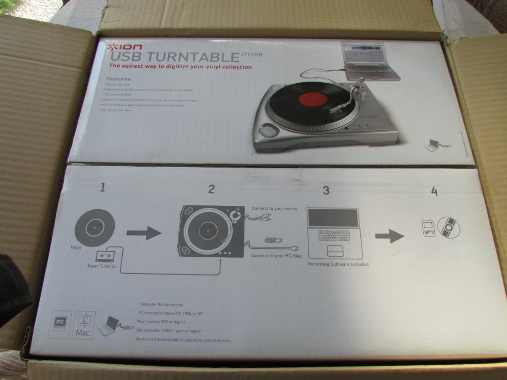 ION Turntable, Ophalen, Nieuw, Platenspeler, Overige merken