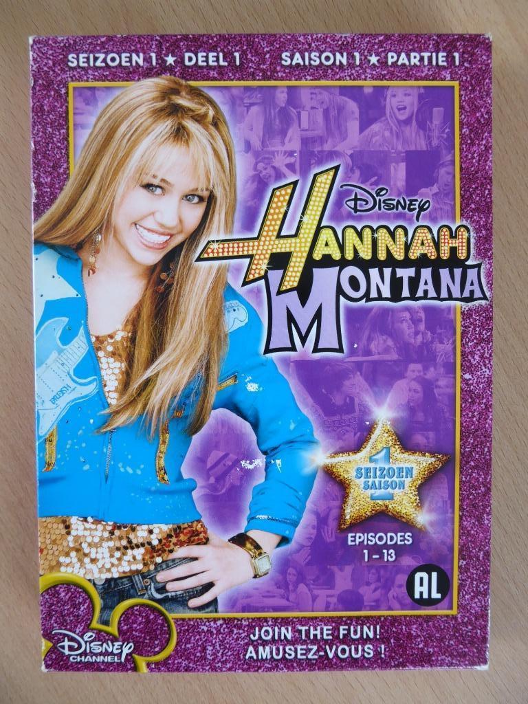 HANNAH MONTANA : SEIZOEN 1 - 13 AFLEVERINGEN (2 DVD'S), Alle leeftijden, Ophalen of Verzenden, Zo goed als nieuw, Komedie