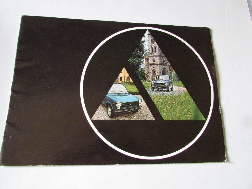 AUTOBIANCHI A 112 ELEGANT EN ABARTH, AUTOFOLDER, Autres marques, Enlèvement ou Envoi, Autobianchi, Utilisé