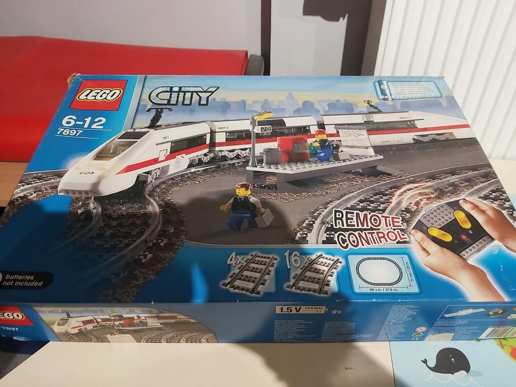 Vintage lego set 7897 - passagiers trein, Enlèvement ou Envoi, Comme neuf, Ensemble complet, Lego