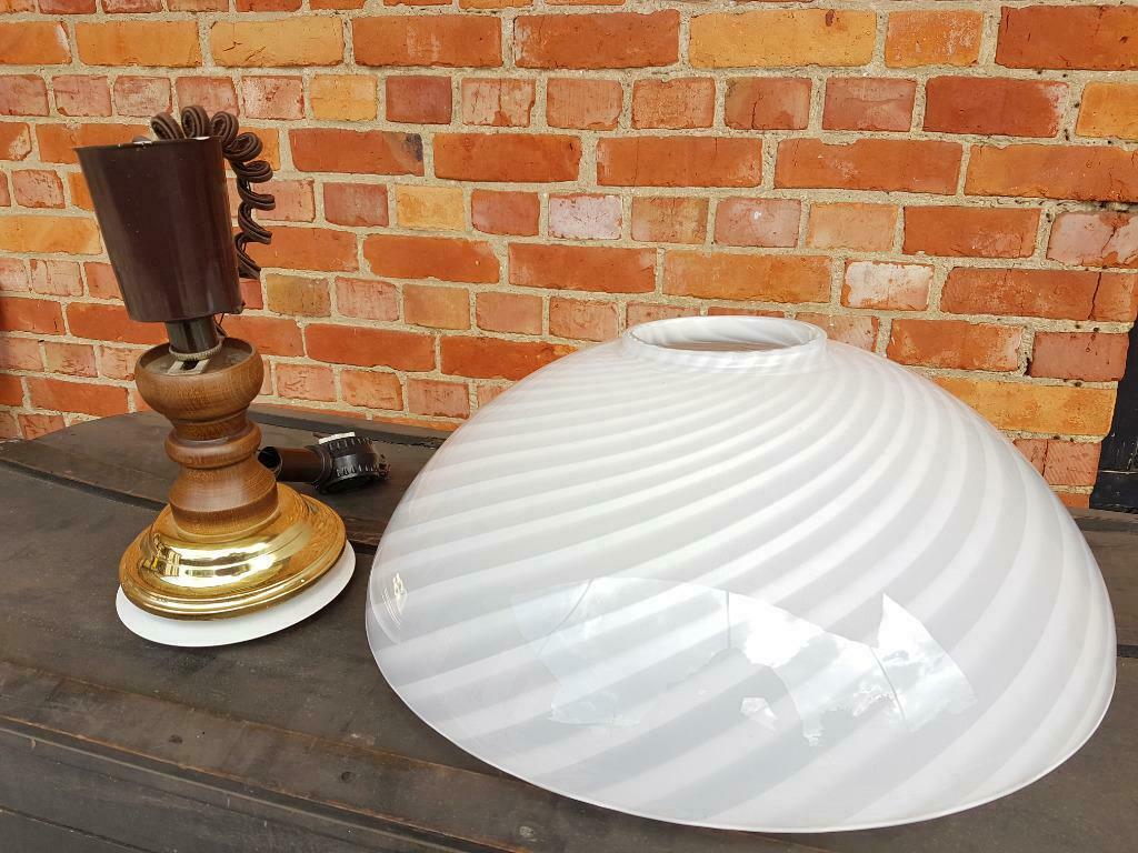 Lampenkap, Huis en Inrichting, Lampen | Lampenkappen, Ophalen, Gebruikt, Wit, Rond