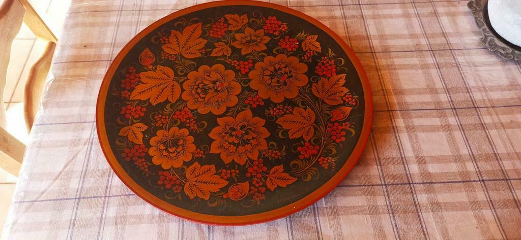 assiette russe en bois, Ophalen of Verzenden