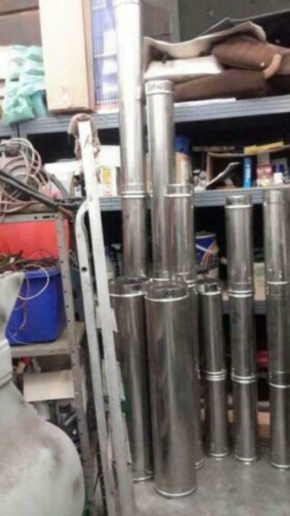 inox kachelbuizen of ventilatie buizen, Ophalen, Nieuw, Ventilator en Afzuiger