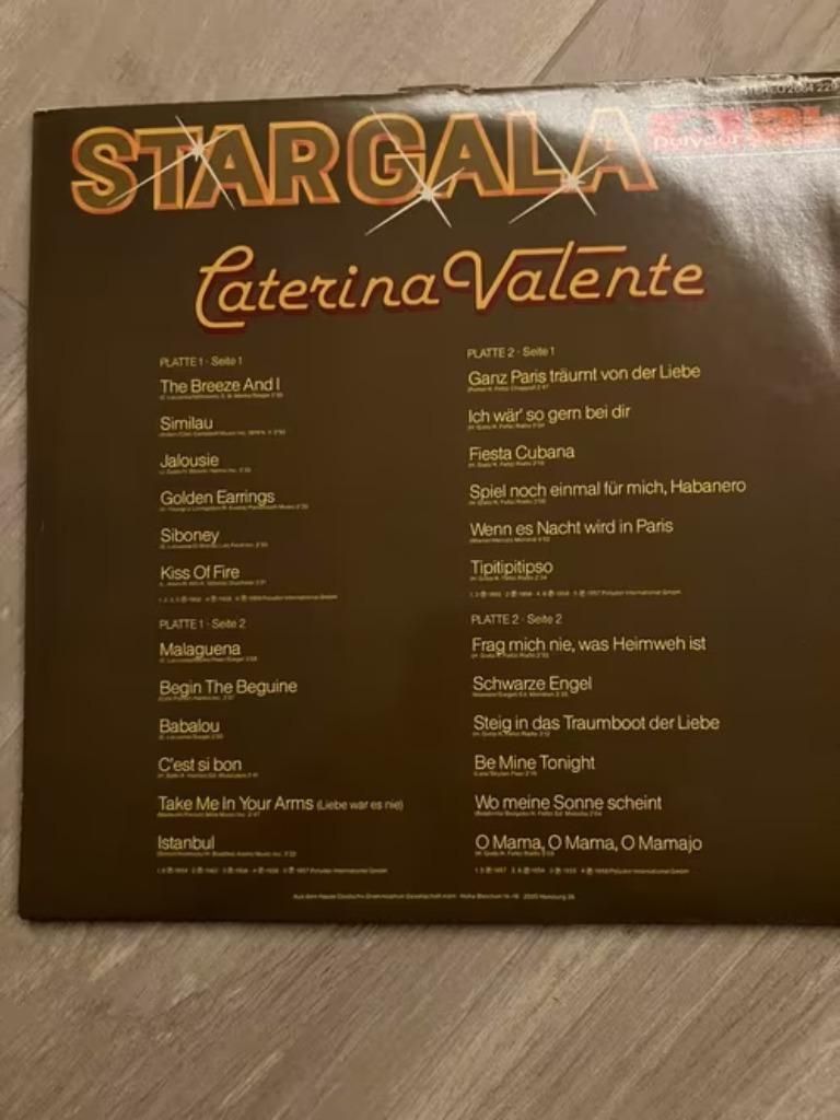 LP Caterina Valente - gala des étoiles, Enlèvement ou Envoi