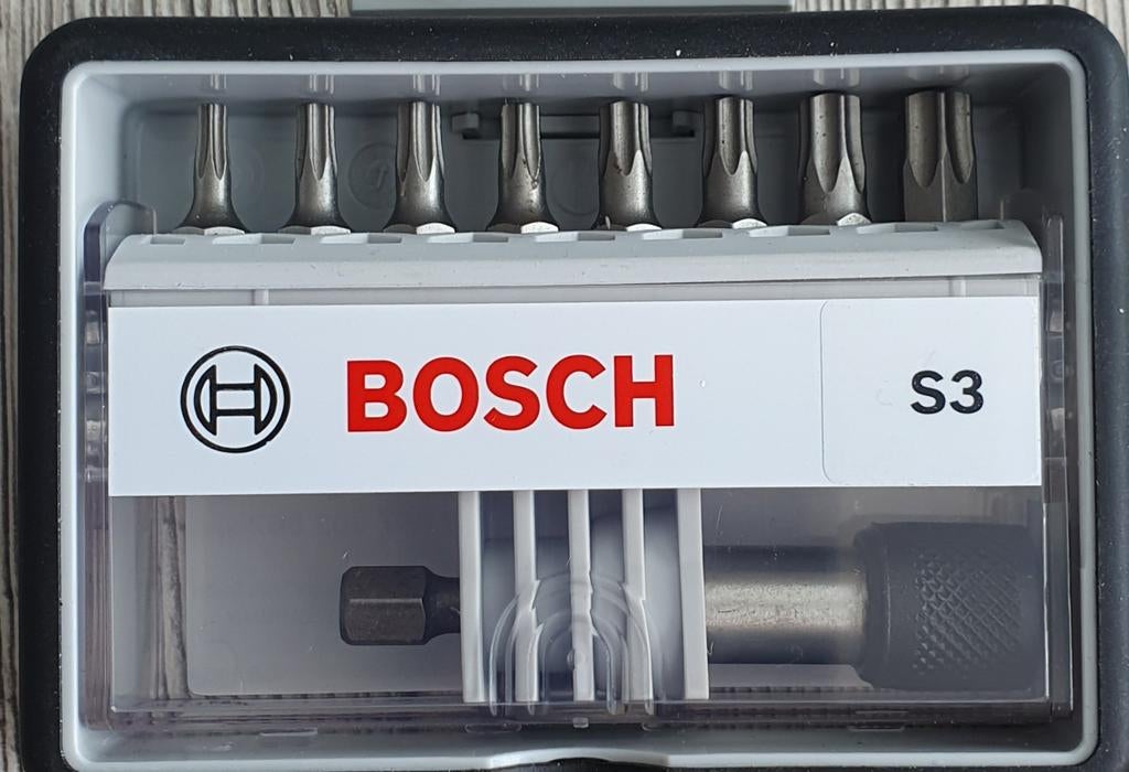 Bosch  8+1-delige Bitset, Ophalen, Nieuw