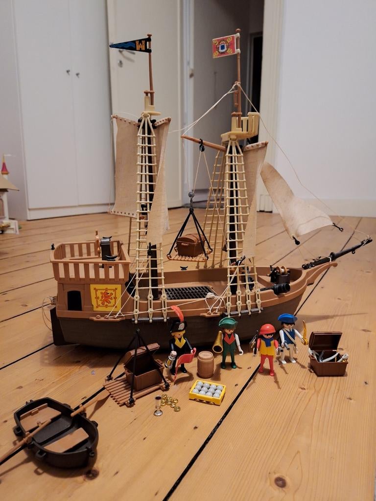 Playmobil Vintage 3550 Piratenschip, Enlèvement ou Envoi