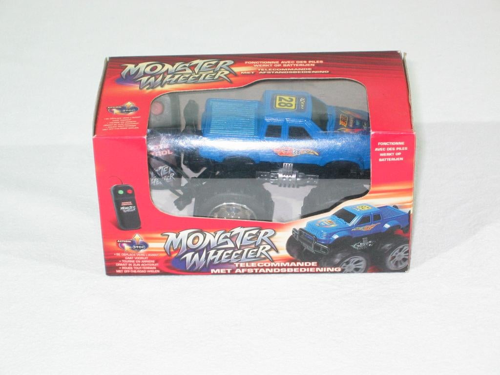 Monster Wheeler Nr. 28 – RudeBoy 2 Monstertruck Met Bedrade, Ophalen of Verzenden, Gebruikt, Afstandsbediening