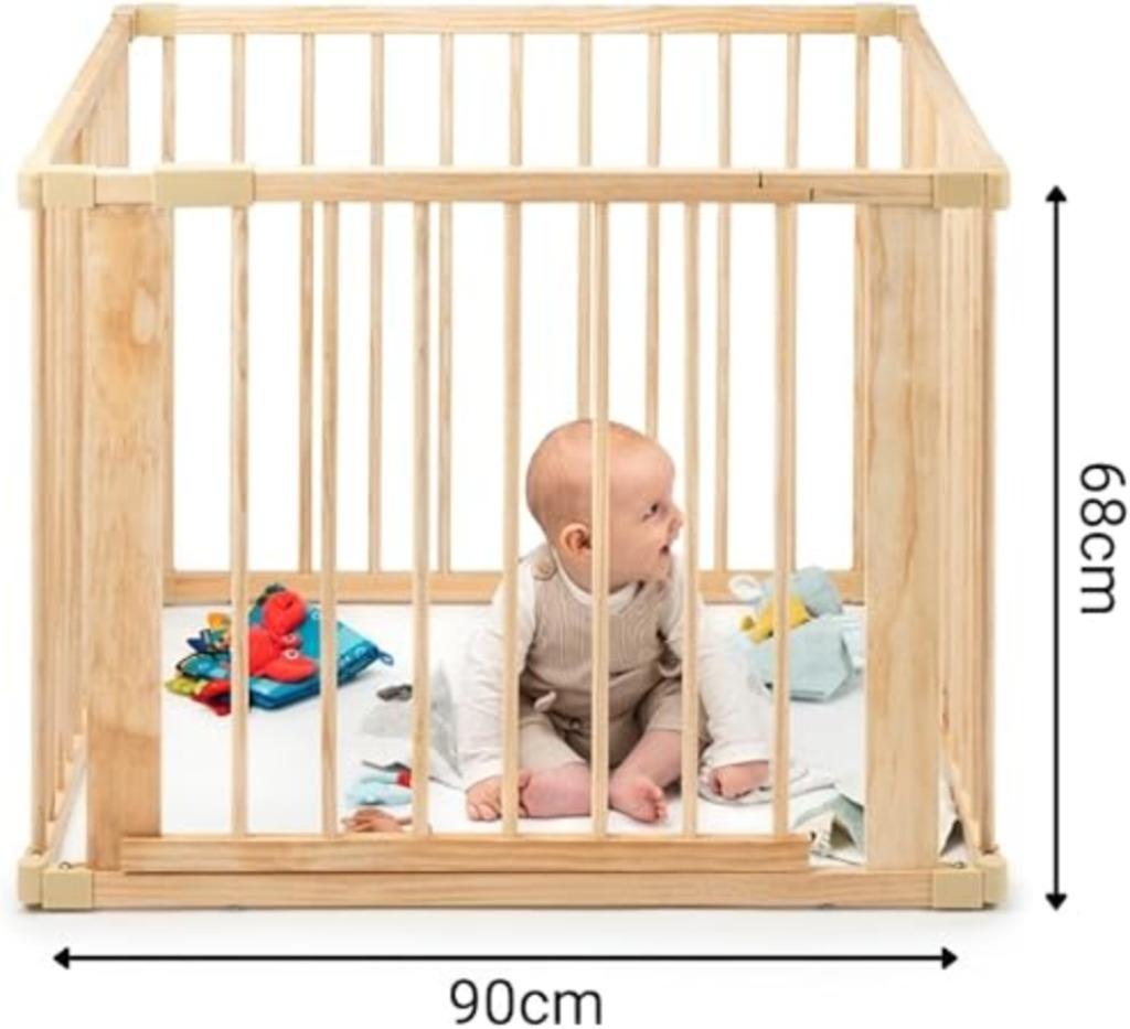 Houten box voor baby's SNELLE GRATIS LEVERING, -, Verzenden, -, Vierkant