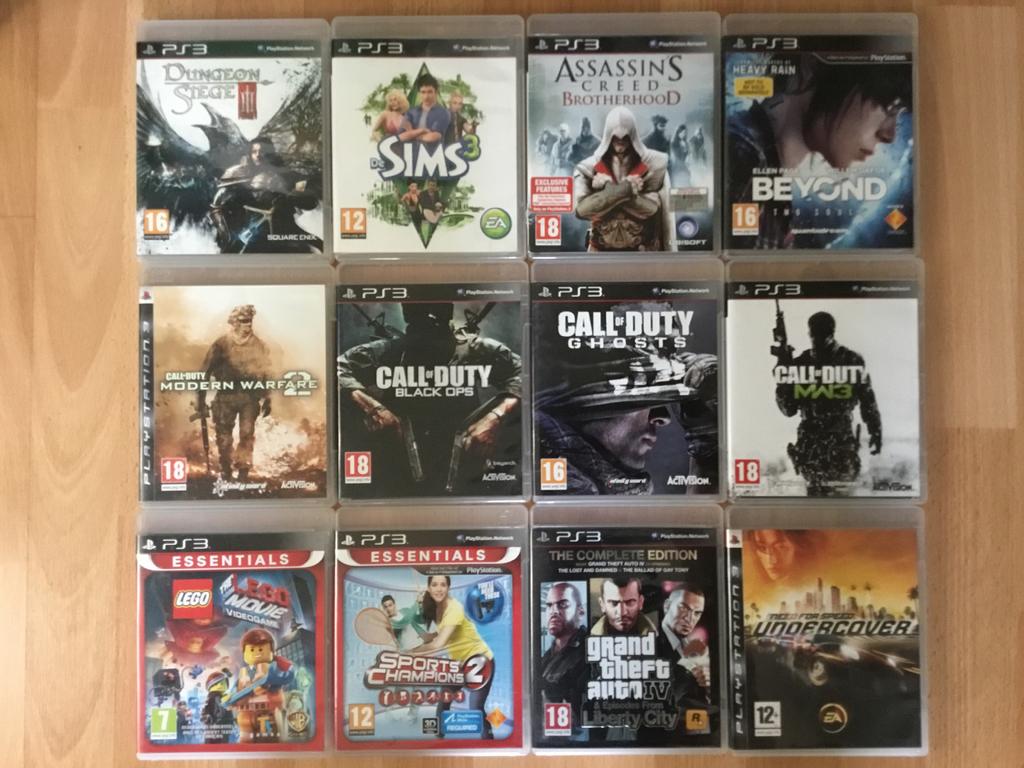 PS3 games, Enlèvement ou Envoi
