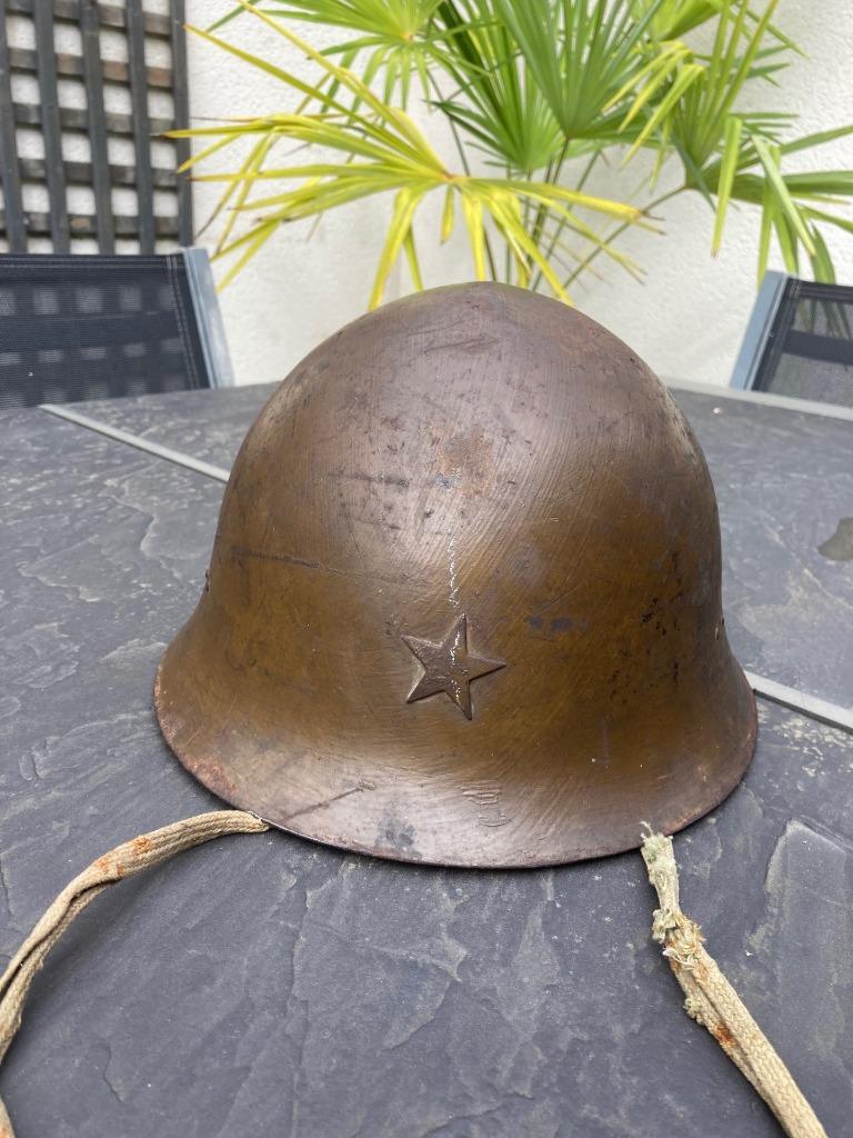CASQUE DE COMBAT JAPONAIS WW2, Collections, Objets militaires | Général, Autres, Enlèvement ou Envoi
