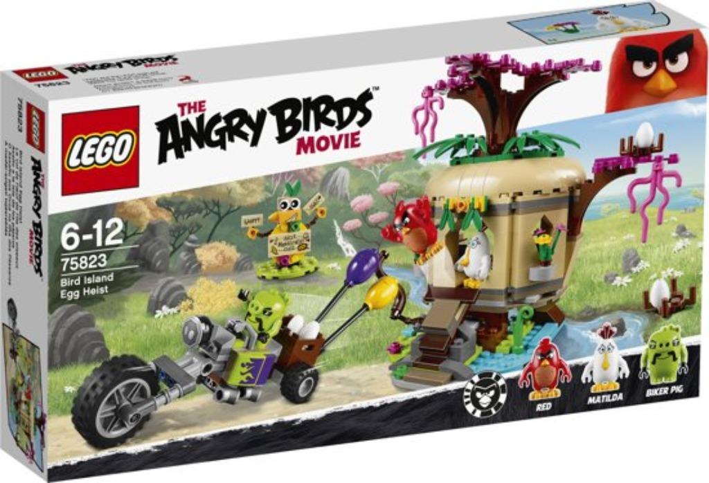 Lego Angry Birds - 75823 - Birds Island eierenroof, Ophalen of Verzenden, Gebruikt, Complete set, Lego