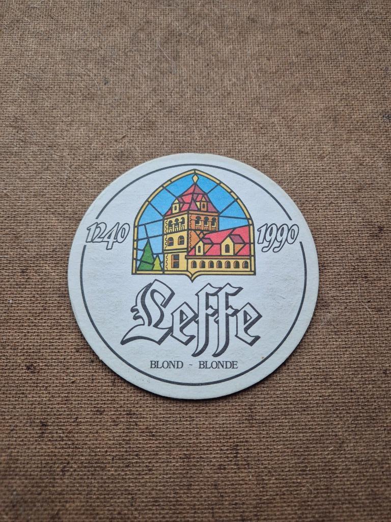 Sous bock Leffe (modèle 3), Enlèvement ou Envoi, Utilisé, Sous-bock, Leffe