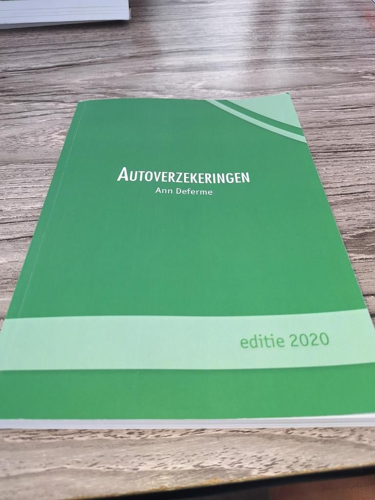 Autoverzekeringen Ann Deferme, Ophalen of Verzenden, Zo goed als nieuw