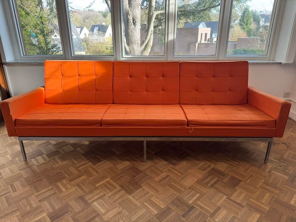 Florence Knoll sofa, Huis en Inrichting, Zetels | Zetels, Ophalen, Gebruikt, Driepersoons, 200 tot 250 cm