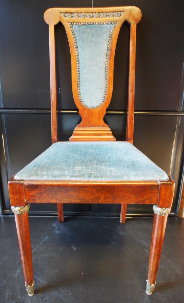 Chaise De Coene, modèle 686, art déco, ca 1925, Decoene Frs, Antiquités & Art, Antiquités | Verre & Cristal, Enlèvement ou Envoi