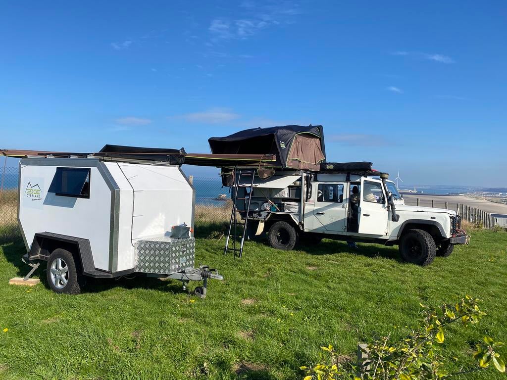 Mini offroad  caravan , offgrid, Caravans en Kamperen, Caravans, Particulier, Luifel, Ophalen