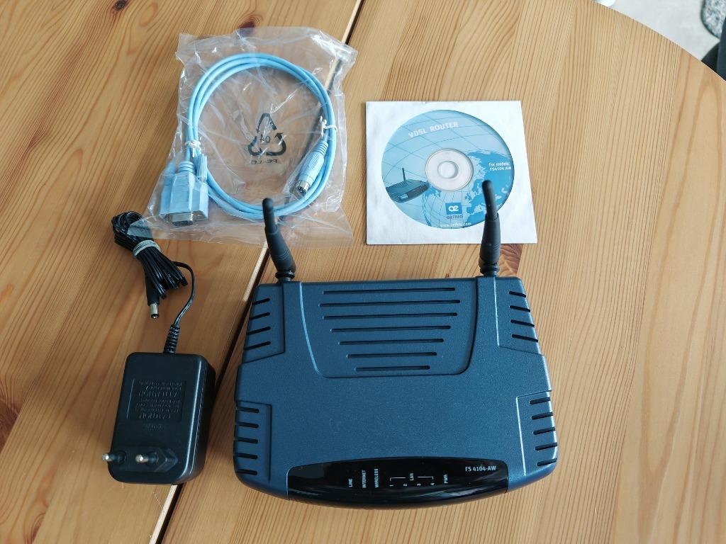 Modem-Routeur Wi-Fi xDSL Aethra FS4104, Computers en Software, Routers en Modems, Ophalen of Verzenden, Gebruikt, Router, Aethra