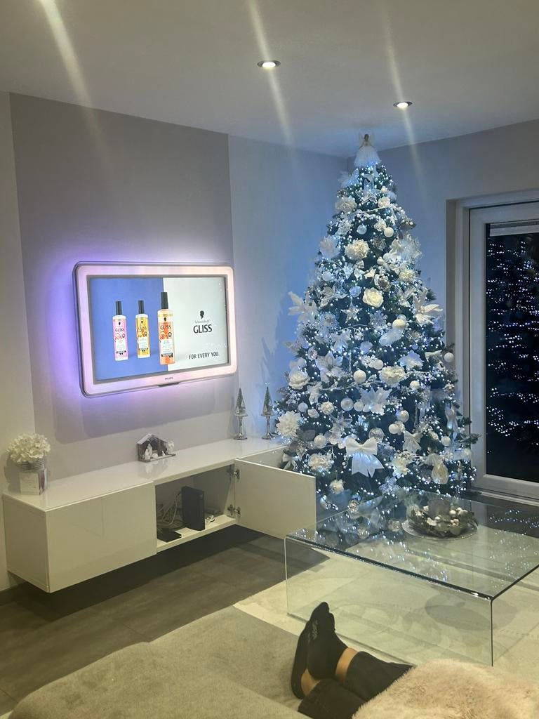 Tres beau sapin de noel 2m40x1m61, Enlèvement, Comme neuf