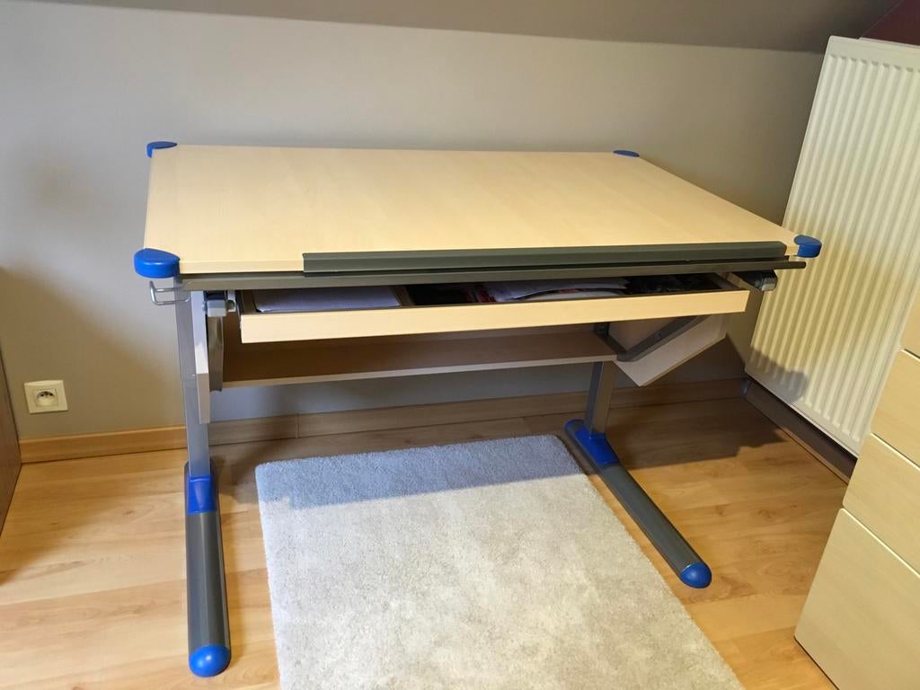 Bureau/tekentafel B110xD 73,5 cm, Huis en Inrichting, Bureaus, Ophalen, In hoogte verstelbaar