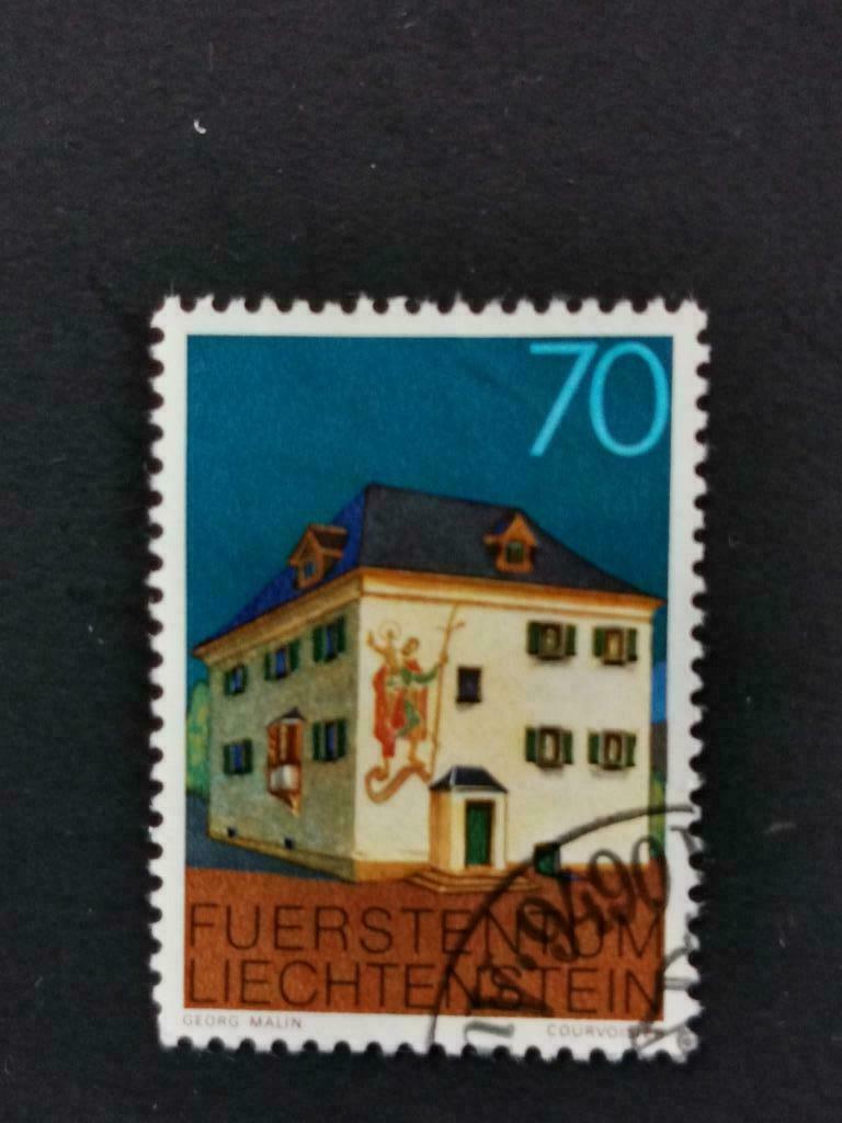 Liechtenstein 1978 - bâtiments, Envoi, Affranchi