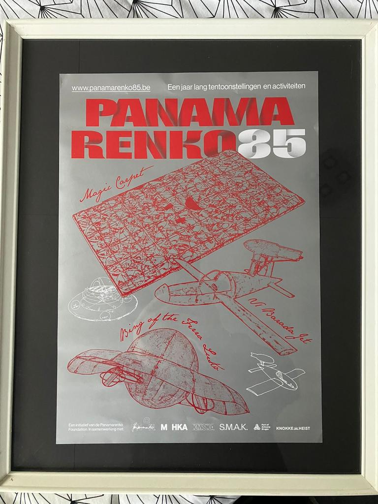 Panamarenko 85 affiche, Ophalen of Verzenden, Zo goed als nieuw