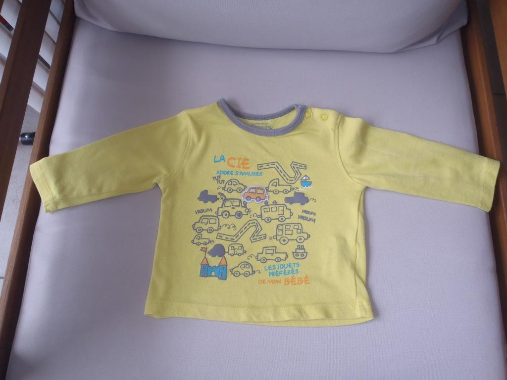 t-shirt longues manches taille 68, Enlèvement, Comme neuf, Garçon, Autres types